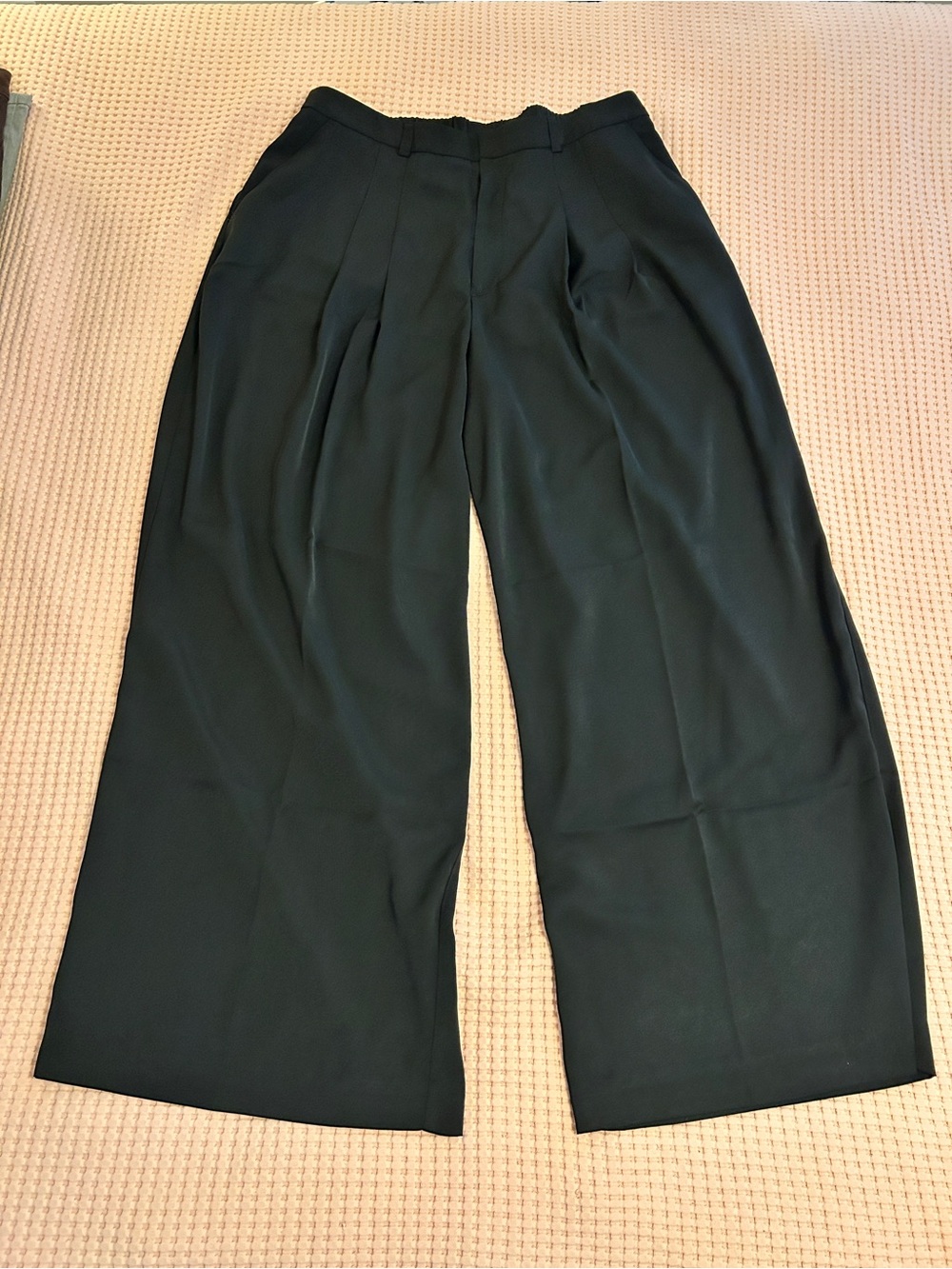 Maeve The Avery Black Wide-Leg Dress Pants XL